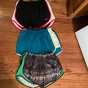 Nike shorts bundle, size medium.
